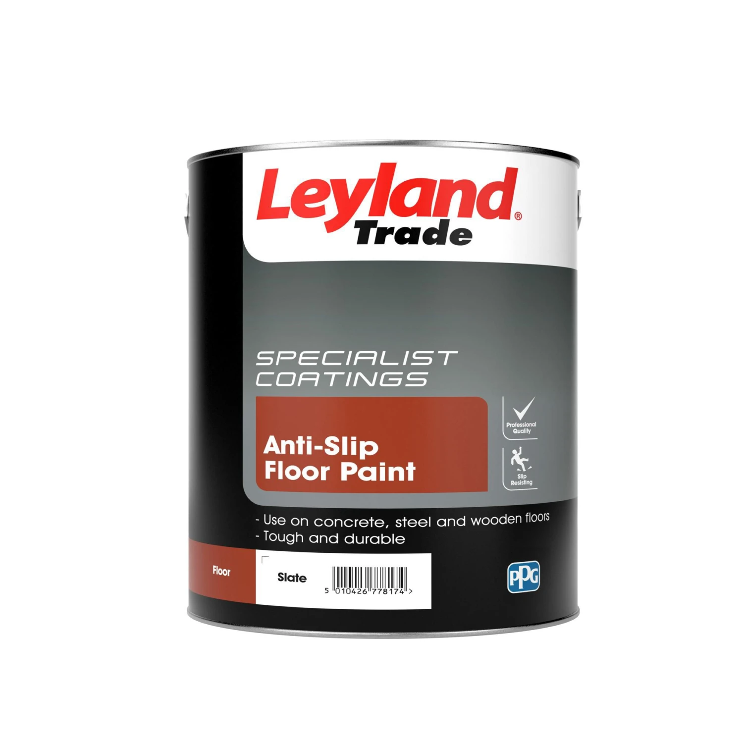 Leyland Trade Slate Semi-gloss Floor Paint, 5L 3 Leyland Trade Slate Semi-gloss Floor Paint, 5L