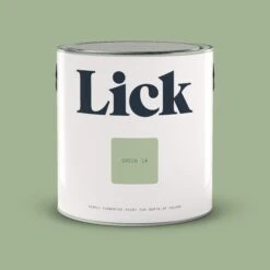 Lick Green 14 Matt Emulsion Paint, 2.5L 11 Lick Green 14 Matt Emulsion Paint, 2.5L -Garden - Landscaping Store lick green 14 matt emulsion paint 2 5l5060932641448 02c bq
