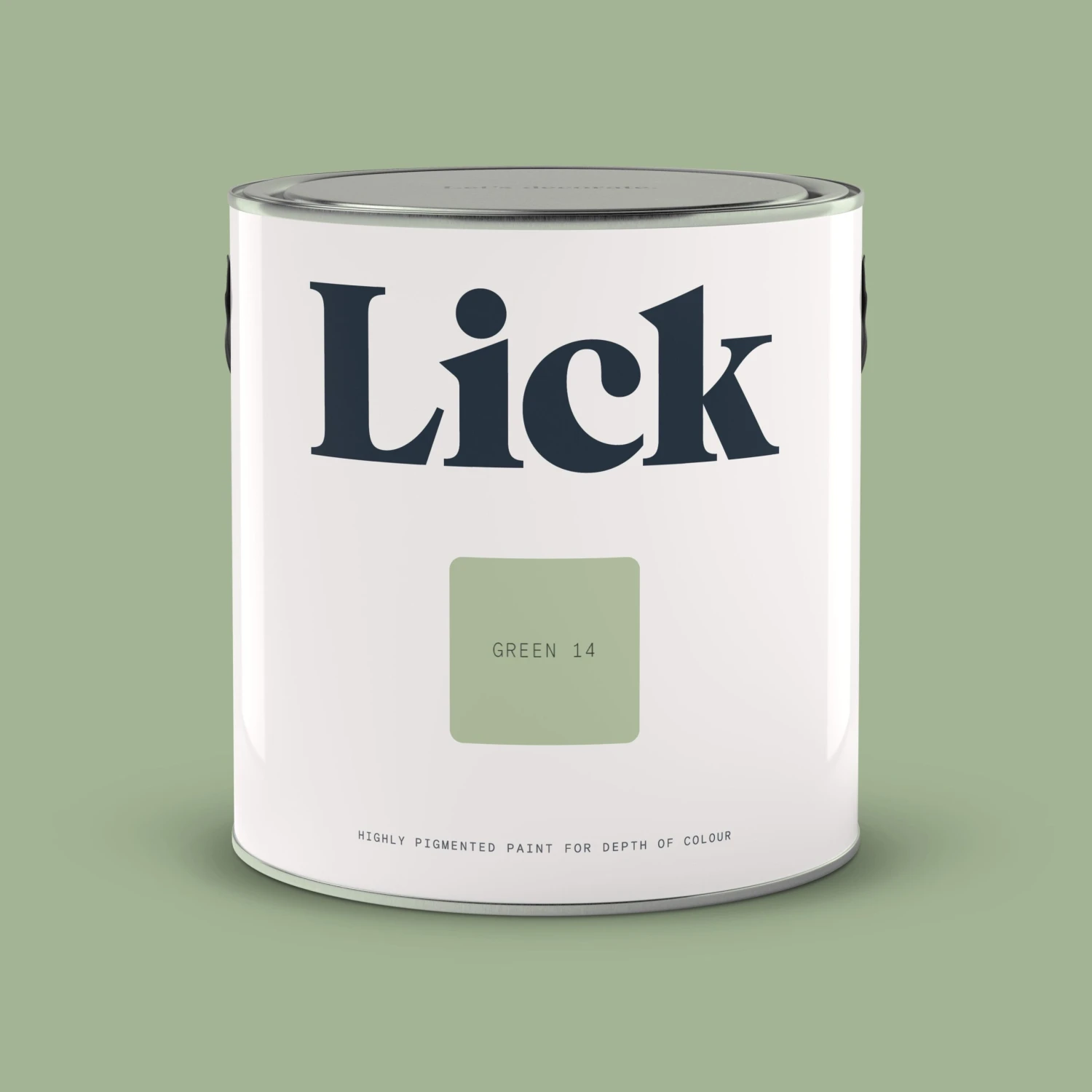 Lick Green 14 Matt Emulsion Paint, 2.5L 4 Lick Green 14 Matt Emulsion Paint, 2.5L - Image 2