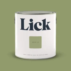 Lick Green 18 Matt Emulsion Paint, 2.5L -Garden - Landscaping Store lick green 18 matt emulsion paint 2 5l5060932641721 02c bq