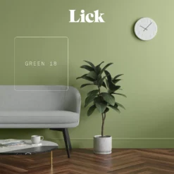 Lick Green 18 Matt Emulsion Paint, 2.5L -Garden - Landscaping Store lick green 18 matt emulsion paint 2 5l5060932641721 07i bq