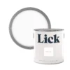Lick White 01 Eggshell Emulsion Paint, 2.5L