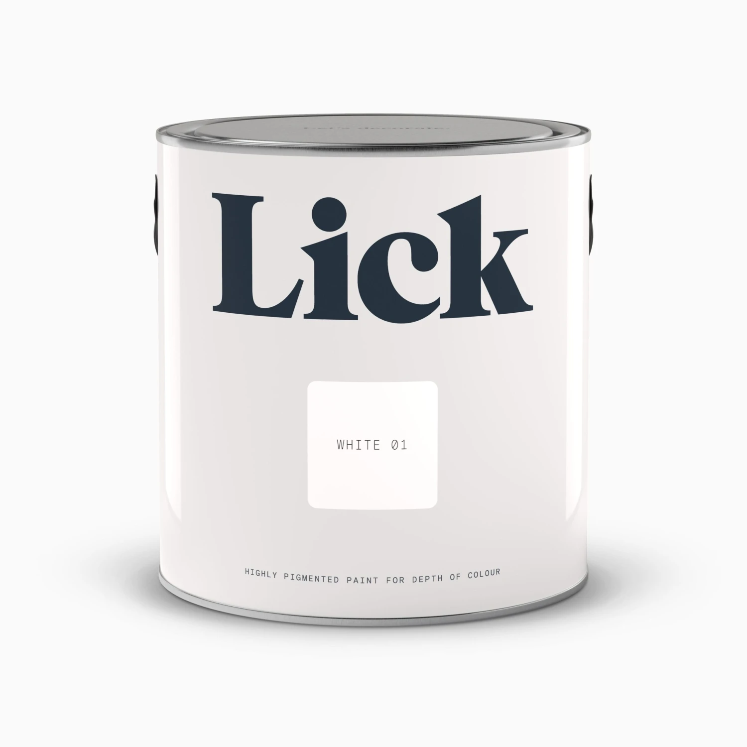 Lick White 01 Eggshell Emulsion Paint, 2.5L 4 Lick White 01 Eggshell Emulsion Paint, 2.5L - Image 2