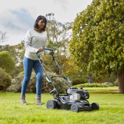 Mac Allister MLMP300H40 125cc Petrol Rotary Lawnmower -Garden - Landscaping Store mac allister mlmp300h40 125cc petrol rotary lawnmower5059340124537 02i