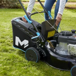 Mac Allister MLMP300H40 125cc Petrol Rotary Lawnmower -Garden - Landscaping Store mac allister mlmp300h40 125cc petrol rotary lawnmower5059340124537 03i