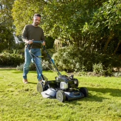 Mac Allister MLMP550SP46-M&S 140cc Petrol Rotary Lawnmower -Garden - Landscaping Store mac allister mlmp550sp46 m s 140cc petrol rotary lawnmower5059340124506 02i