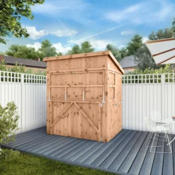 Mercia 6x4 Ft Pent Tongue & Groove Wooden Garden Bar With Single Door -Garden - Landscaping Store mercia 6x4 ft pent tongue groove wooden garden bar with single door5029442007250 01i
