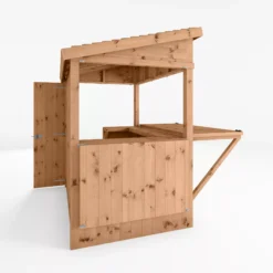 Mercia 6x4 Ft Pent Tongue & Groove Wooden Garden Bar With Single Door -Garden - Landscaping Store mercia 6x4 ft pent tongue groove wooden garden bar with single door5029442007250 03c