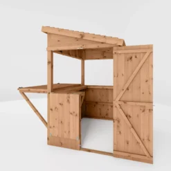 Mercia 6x4 Ft Pent Tongue & Groove Wooden Garden Bar With Single Door -Garden - Landscaping Store mercia 6x4 ft pent tongue groove wooden garden bar with single door5029442007250 04c