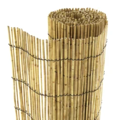 Natural Reed Garden Screen (H)1m (W)3m -Garden - Landscaping Store natural reed garden screen h 1m w 3m3663602428046 01c
