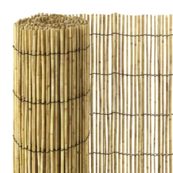 Natural Reed Garden Screen (H)1m (W)3m -Garden - Landscaping Store natural reed garden screen h 1m w 3m3663602428046 37c