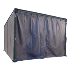 Palram 4/5K Grey Polyester (PES) Gazebo Curtain, Pack Of 4 (L)2170mm (W)4650mm 10 Palram 4/5K Grey Polyester (PES) Gazebo Curtain, Pack Of 4 (L)2170mm (W)4650mm -Garden - Landscaping Store palram 4 5k grey polyester pes gazebo curtain pack of 4 l 2170mm w 4650mm7290108137255 02c