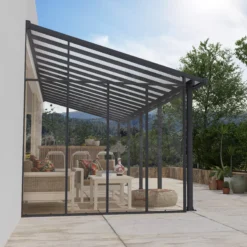 Palram - Canopia 3 Series Grey Patio Cover Side Wall, (L)2.57m (H)3.05m 9 Palram - Canopia 3 Series Grey Patio Cover Side Wall, (L)2.57m (H)3.05m -Garden - Landscaping Store palram canopia 3 series grey patio cover side wall l 2 57m h 3 05m7290108137217 03i bq