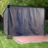 Palram - Canopia 3K Series Grey Polyester (PES) Gazebo Curtain, Pack Of 4 (L)2170mm (W)3660mm -Garden - Landscaping Store palram canopia 3k series grey polyester pes gazebo curtain pack of 4 l 2170mm w 3660mm7290108130744 02i