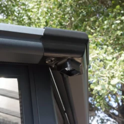 Palram - Canopia Garda Grey Hexagonal Gazebo, (W)5.17m (D)5.95m - Assembly Required -Garden - Landscaping Store palram canopia garda grey hexagonal gazebo w 5 17m d 5 95m assembly required7290108137040 07i bq