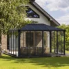 Palram - Canopia Ledro Grey Rectangular Gazebo, (W)4.3m (D)2.96m - Assembly Required 1 Palram - Canopia Ledro Grey Rectangular Gazebo, (W)4.3m (D)2.96m - Assembly Required -Garden - Landscaping Store palram canopia ledro grey rectangular gazebo w 4 3m d 2 96m assembly required7290108139648 02i bq