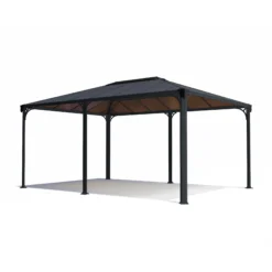 Palram - Canopia Martinique Grey Rectangular Gazebo, (W)4.93m (D)3.59m - Assembly Required 14 Palram - Canopia Martinique Grey Rectangular Gazebo, (W)4.93m (D)3.59m - Assembly Required -Garden - Landscaping Store palram canopia martinique grey rectangular gazebo w 4 93m d 3 59m assembly required7290108136234 01c bq