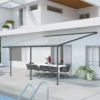 Palram - Canopia Olympia Grey Non-retractable Awning, (L)5.46m (H)3.05m (W)2.95m 1 Palram - Canopia Olympia Grey Non-retractable Awning, (L)5.46m (H)3.05m (W)2.95m -Garden - Landscaping Store palram canopia olympia grey non retractable awning l 5 46m h 3 05m w 2 95m7290108134001 02i bq