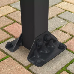 Palram - Canopia Olympia Grey Non-retractable Awning, (L)5.46m (H)3.05m (W)2.95m -Garden - Landscaping Store palram canopia olympia grey non retractable awning l 5 46m h 3 05m w 2 95m7290108134001 04i bq