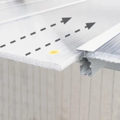 Palram - Canopia Olympia White Non-retractable Awning, (L)8.6m (H)3.05m (W)2.95m -Garden - Landscaping Store palram canopia olympia white non retractable awning l 8 6m h 3 05m w 2 95m7290108134346 05i bq