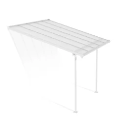 Palram - Canopia Sierra White Non-retractable Awning, (L)3.14m (H)3.05m (W)2.99m -Garden - Landscaping Store palram canopia sierra white non retractable awning l 3 14m h 3 05m w 2 99m7290108130300 01c bq