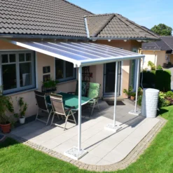 Palram - Canopia Sierra White Non-retractable Awning, (L)4.34m (H)3.05m (W)2.99m -Garden - Landscaping Store palram canopia sierra white non retractable awning l 4 34m h 3 05m w 2 99m7290108130287 02i bq