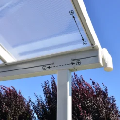 Palram - Canopia Sierra White Non-retractable Awning, (L)5.55m (H)3.05m (W)2.99m 16 Palram - Canopia Sierra White Non-retractable Awning, (L)5.55m (H)3.05m (W)2.99m -Garden - Landscaping Store palram canopia sierra white non retractable awning l 5 55m h 3 05m w 2 99m7290108130324 05i bq