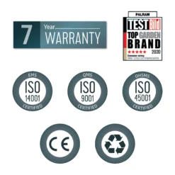 Palram - Canopia Sierra White Non-retractable Awning, (L)8.6m (H)3.05m (W)2.95m -Garden - Landscaping Store palram canopia sierra white non retractable awning l 8 6m h 3 05m w 2 95m7290108130560 02t bq