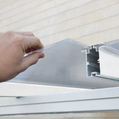 Palram - Canopia Sierra White Non-retractable Awning, (L)8.6m (H)3.05m (W)2.95m -Garden - Landscaping Store palram canopia sierra white non retractable awning l 8 6m h 3 05m w 2 95m7290108130560 07i bq