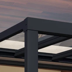 Palram - Canopia Stockholm Grey Non-retractable Awning, (L)3.7m (H)3.24m (W)3.41m -Garden - Landscaping Store palram canopia stockholm grey non retractable awning l 3 7m h 3 24m w 3 41m7290108602517 08i bq