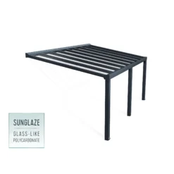 Palram - Canopia Stockholm Grey Non-retractable Awning, (L)5.88m (H)3.24m (W)3.41m -Garden - Landscaping Store palram canopia stockholm grey non retractable awning l 5 88m h 3 24m w 3 41m7290108602524 01c bq