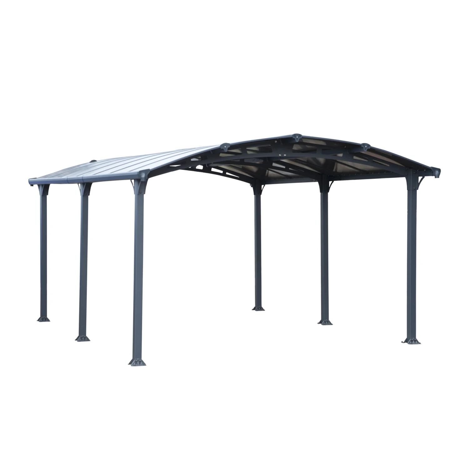 Palram - Canopia Tucson Grey Rectangular Gazebo, (W)5.02m (D)3.59m - Assembly Required 4 Palram - Canopia Tucson Grey Rectangular Gazebo, (W)5.02m (D)3.59m - Assembly Required - Image 2