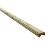 Richard Burbidge Redwood Green Deck Rail (L)1.8m (W)63mm -Garden - Landscaping Store richard burbidge redwood green deck rail l 1 8m w 63mm5000473037850 01c BQ