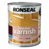 Ronseal Diamond Hard Deep Mahogany Satin Wood Varnish, 0.75L -Garden - Landscaping Store ronseal diamond hard deep mahogany satin wood varnish 0 75l5010214868407 08c bq