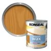 Ronseal Diamond Hard Medium Oak Matt Wax Wood Wax, 0.75L -Garden - Landscaping Store ronseal diamond hard medium oak matt wax wood wax 0 75l5010214868803 02c bq