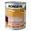 Ronseal Diamond Hard Walnut Gloss Wood Varnish, 0.75L -Garden - Landscaping Store ronseal diamond hard walnut gloss wood varnish 0 75l5010214868537 08c bq