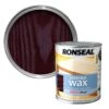 Ronseal Diamond Hard Walnut Matt Wax Wood Wax, 0.75L -Garden - Landscaping Store ronseal diamond hard walnut matt wax wood wax 0 75l5010214868834 02c bq