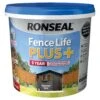 Ronseal Fence Life Plus Charcoal Grey Matt Fence & Shed Treatment, 5L -Garden - Landscaping Store ronseal fence life plus charcoal grey matt fence shed treatment 5l5010214883943 08c bq
