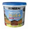 Ronseal Fence Life Plus Country Oak Matt Fence & Shed Treatment, 5L -Garden - Landscaping Store ronseal fence life plus country oak matt fence shed treatment 5l5010214876211 08c bq