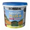 Ronseal Fence Life Plus Forest Green Matt Fence & Shed Treatment, 5L -Garden - Landscaping Store ronseal fence life plus forest green matt fence shed treatment 5l5010214876259 08c bq