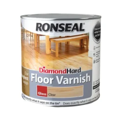 Ronseal Interior Clear Gloss Floor Varnish, 2.5L -Garden - Landscaping Store ronseal interior clear gloss floor varnish 2 5l5010214825820 08c bq