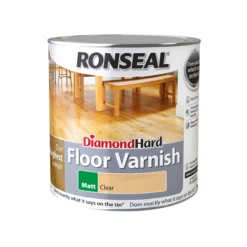 Ronseal Interior Clear Matt Varnish, 2.5L -Garden - Landscaping Store ronseal interior clear matt varnish 2 5l5010214875399 08c bq