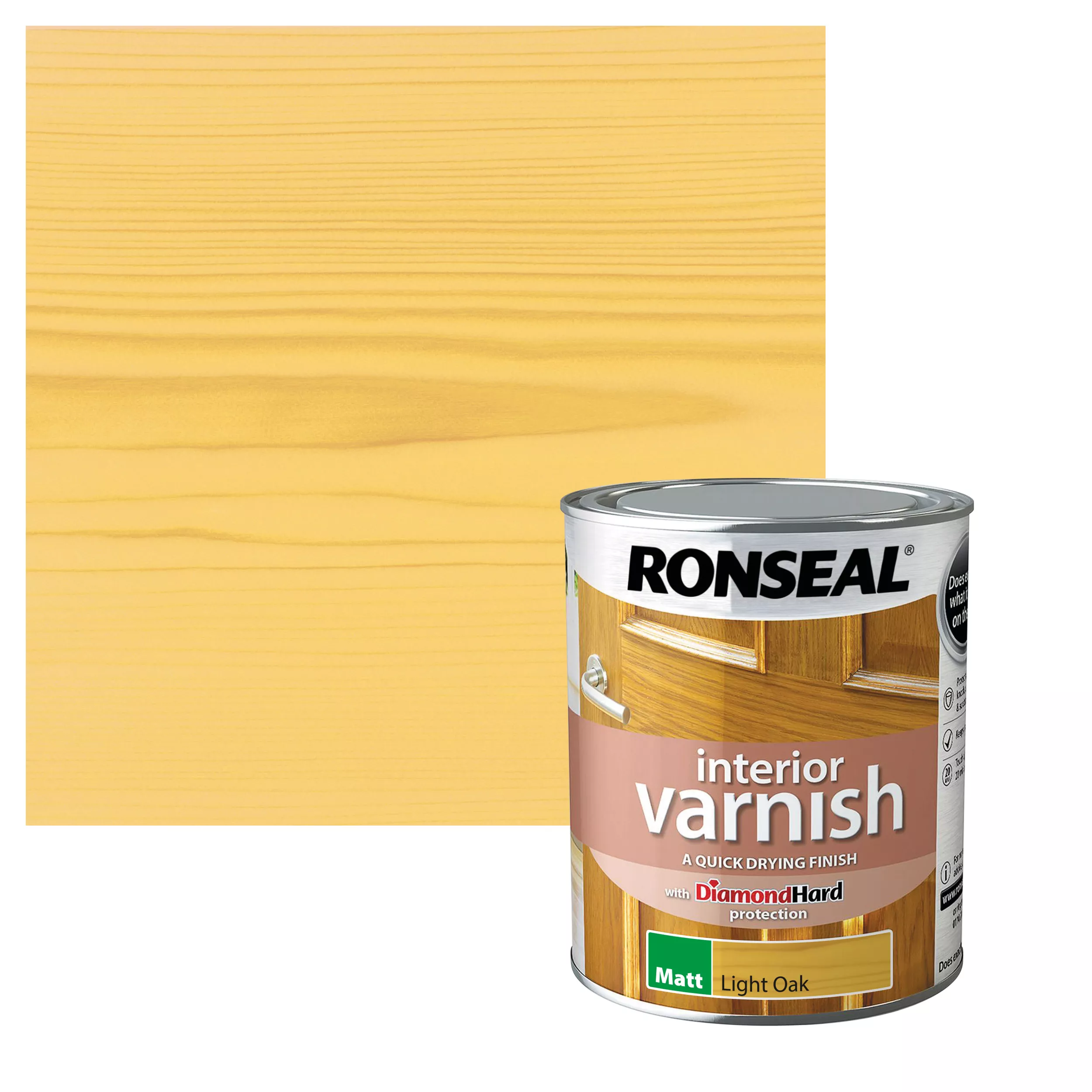 Ronseal Interior Oak Matt Varnish, 750ml 5 Ronseal Interior Oak Matt Varnish, 750ml - Image 3