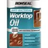 Ronseal Natural Matt Anti-bacterial Worktop Oil, 1L -Garden - Landscaping Store ronseal natural matt anti bacterial worktop oil 1l5010214862245 08c bq