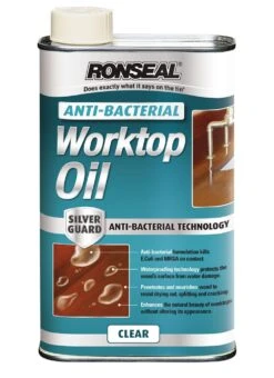 Ronseal Natural Matt Anti-bacterial Worktop Oil, 1L