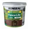 Ronseal One Coat Fence Life Dark Oak Matt Fence & Shed Treatment, 5L -Garden - Landscaping Store ronseal one coat fence life dark oak matt fence shed treatment 5l5010214882885 08c bq