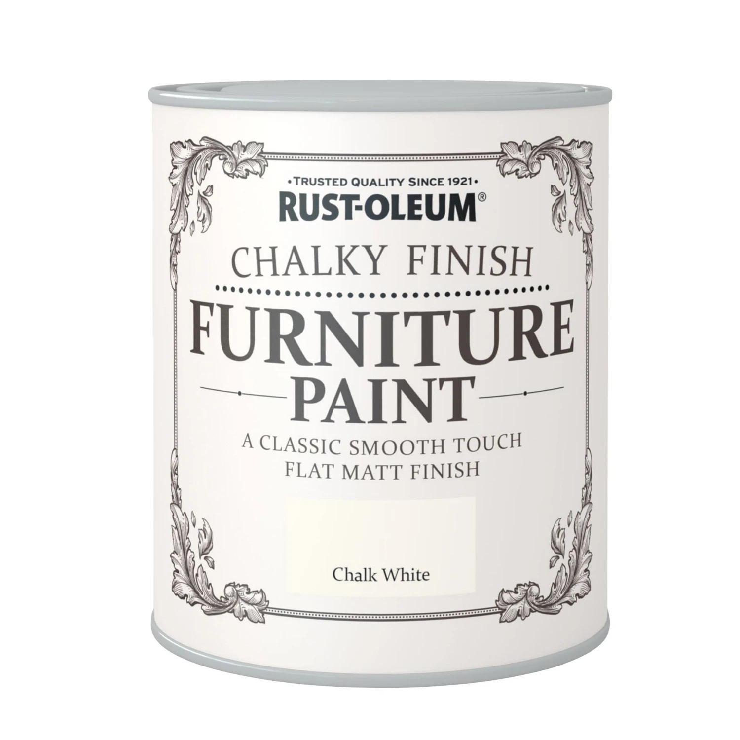Rust-Oleum Chalk White Chalky Effect Matt Furniture Paint, 750ml 4 Rust-Oleum Chalk White Chalky Effect Matt Furniture Paint, 750ml - Image 2