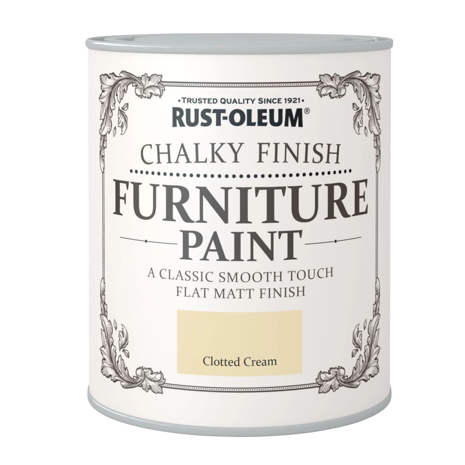 Rust-Oleum Clotted Cream Chalky Effect Matt Furniture Paint, 750ml 4 Rust-Oleum Clotted Cream Chalky Effect Matt Furniture Paint, 750ml - Image 2