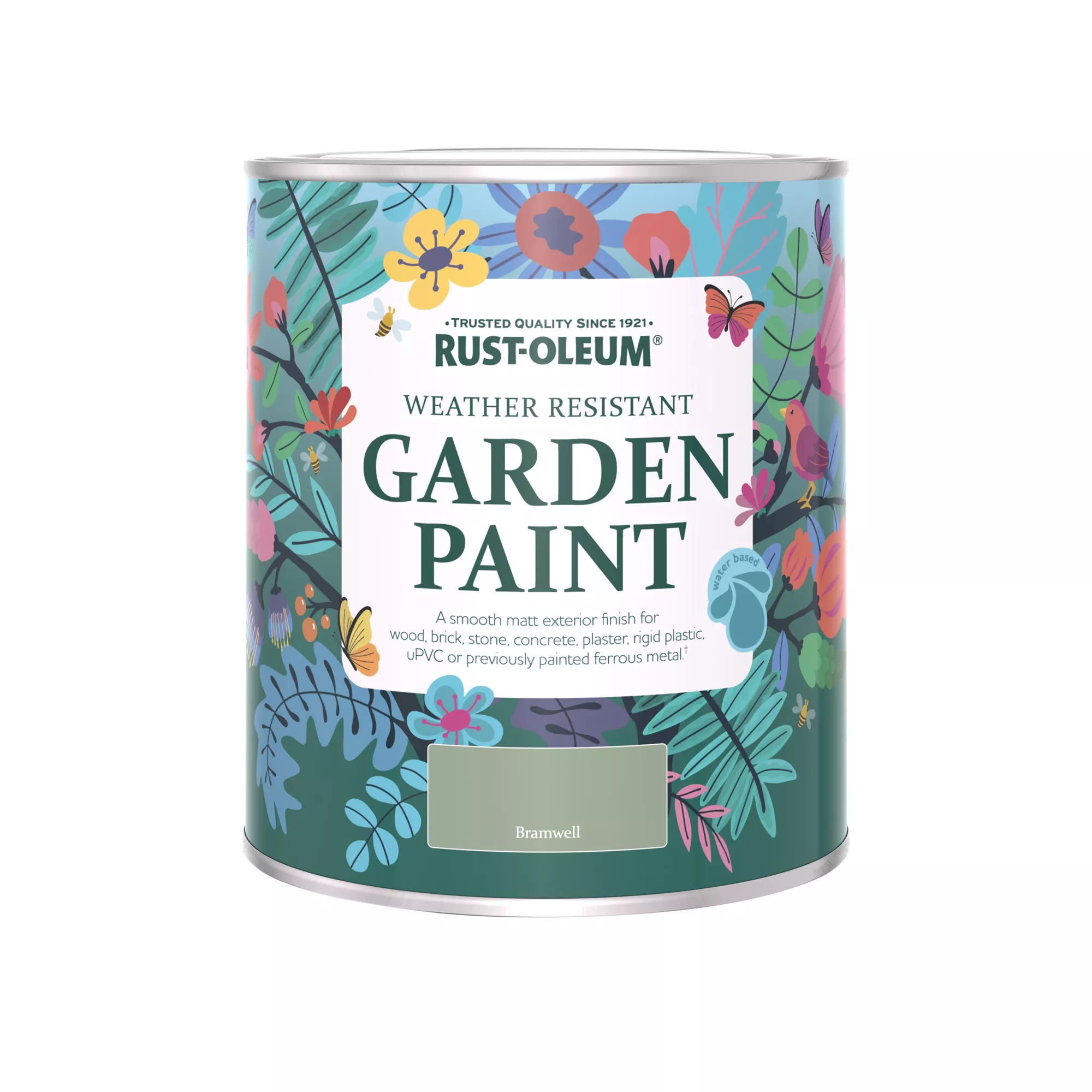 Rust-Oleum Garden Paint Bramwell Matt Multi-surface Garden Paint, 750ml Tin 4 Rust-Oleum Garden Paint Bramwell Matt Multi-surface Garden Paint, 750ml Tin - Image 2