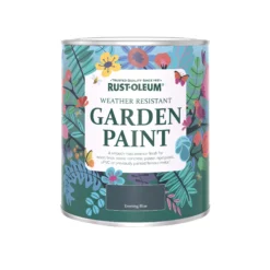 Rust-Oleum Garden Paint Evening Blue Matt Multi-surface Garden Paint, 750ml Tin -Garden - Landscaping Store rust oleum garden paint evening blue matt multi surface garden paint 750ml tin5013296131728 08c bq